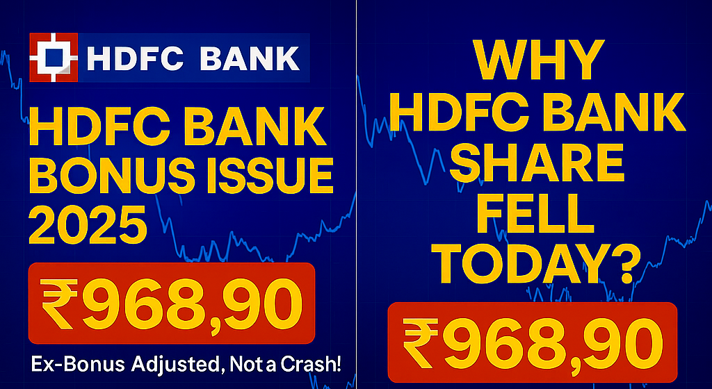 HDFC Bank Share Price Today on NSE &amp; BSE: Live Updates, Forecast &amp; Bonus Impact (August 26, 2025)