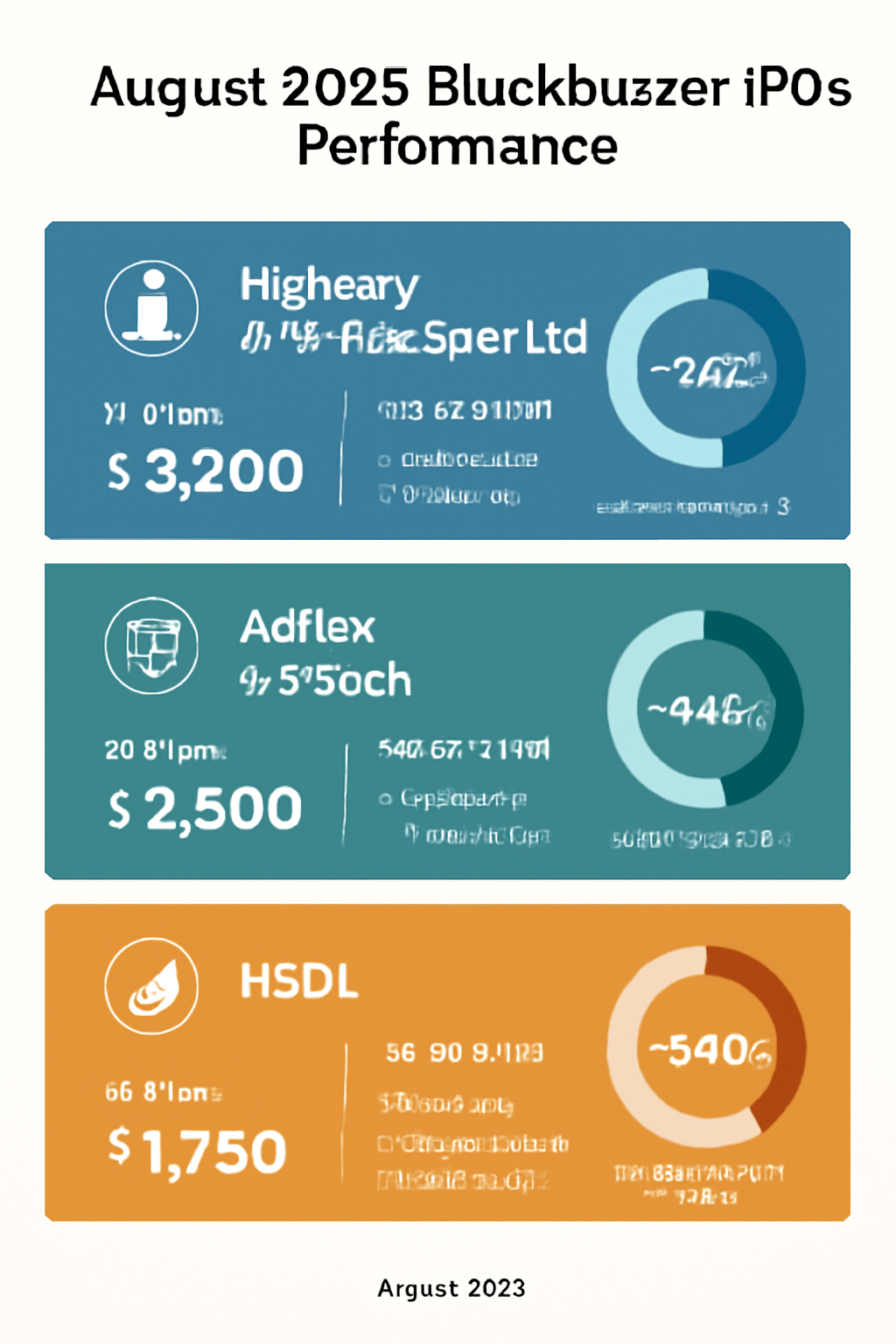 August 2025 Blockbuster IPO Performances: Highway Infrastructure, Aditya Infotech, NSDL &amp; Market Insights