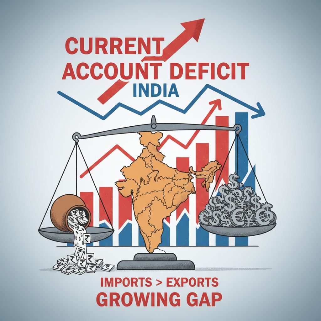India’s Current Account Deficit Projected to Nearly Double in FY26: What It Means for the Economy
