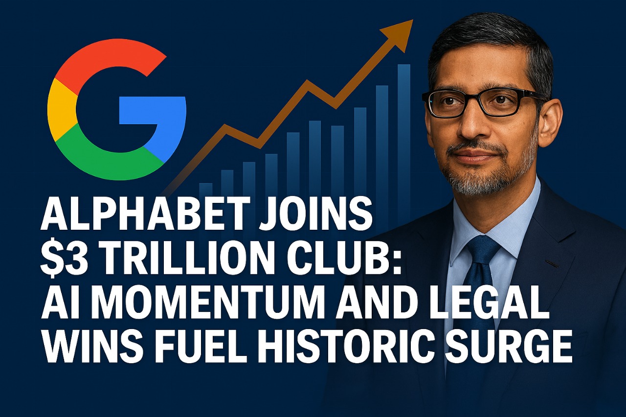 Alphabet Joins $3 Trillion Club: AI Momentum and Legal Wins Fuel Historic Surge